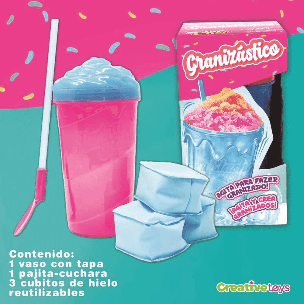 Granizástico – Vaso para hacer granizados en casa con cubos congelables - Image 4