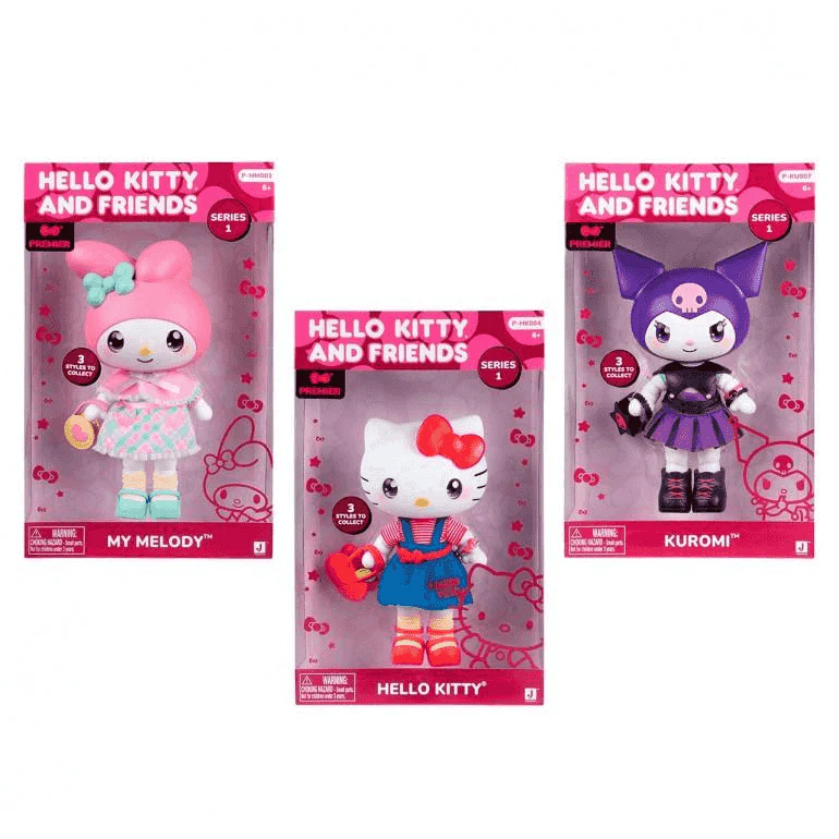 Hello Kitty Figuras Premium Articuladas 20 cm Series 1 Surtido