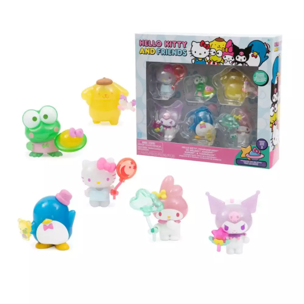 Hello Kitty Pack 6 Figuras 5 cm surtidas