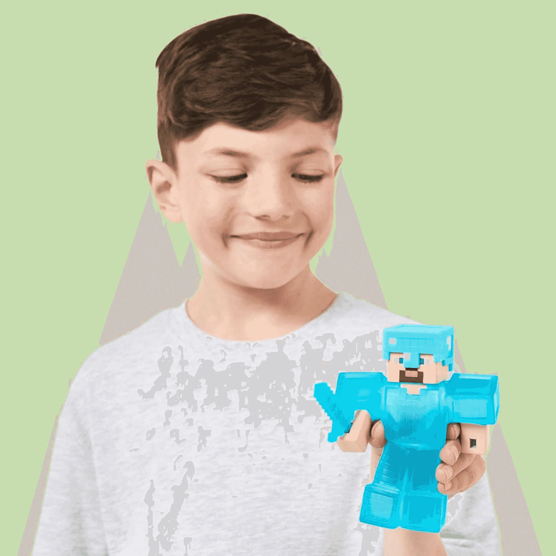 Heroes of Goo Jit Zu Steve Minecraft -Steve con Armadura de Diamante - Image 3