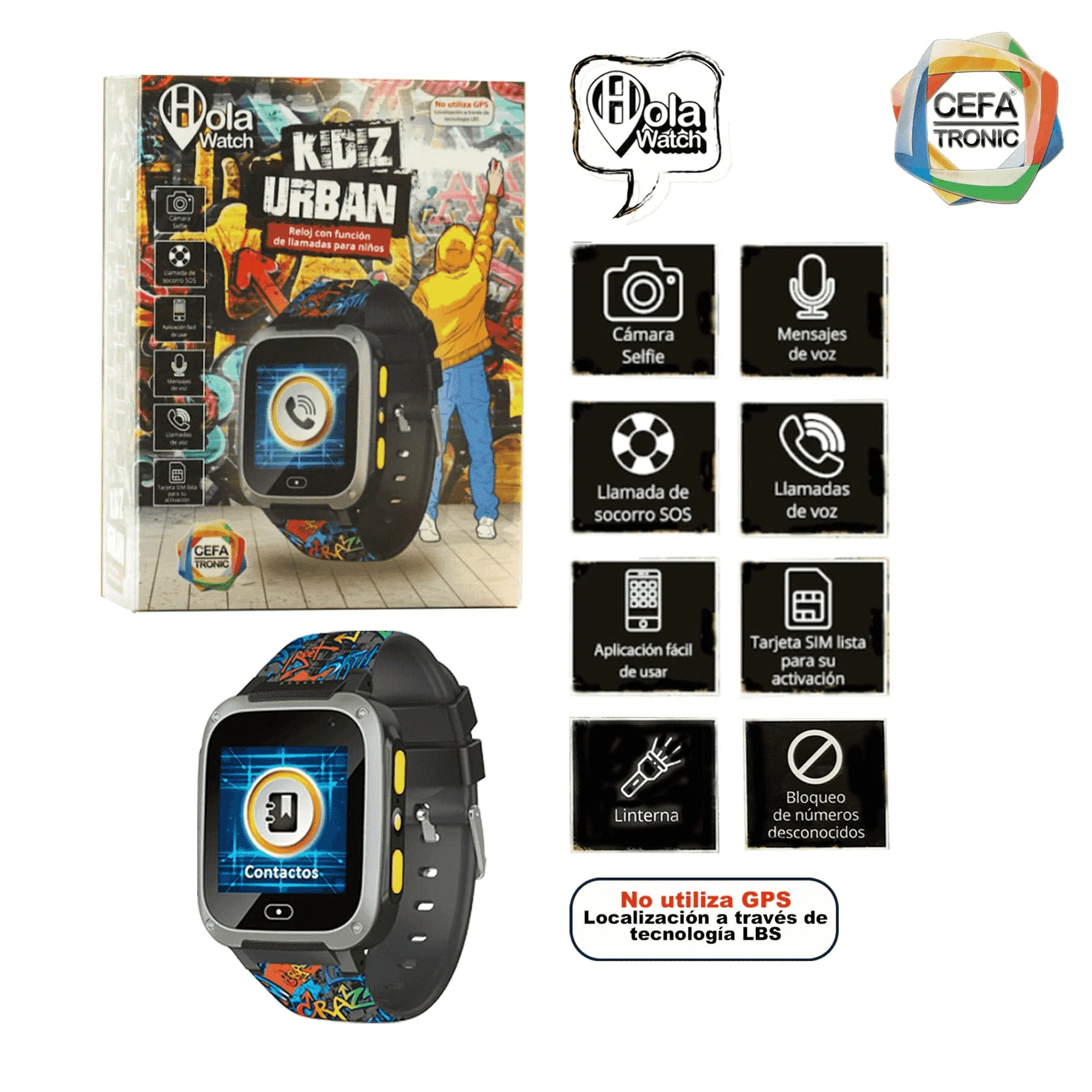 Holawatch Urban Black