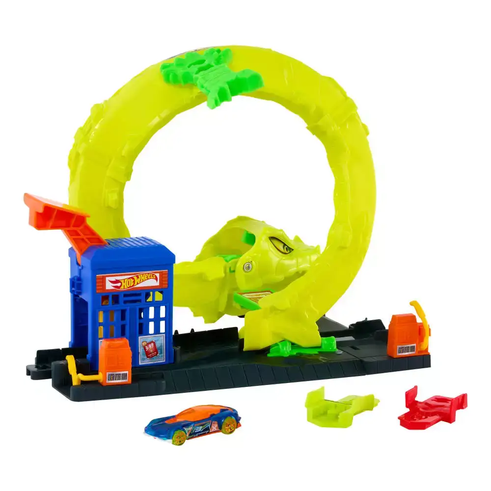 Hot Wheels Ataque en espiral de la serpiente - Juguete de Hot Wheels