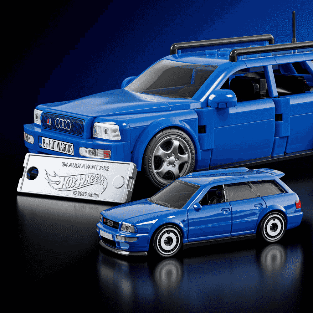 Hot Wheels Brick Shop Audi Avant RS2 94 Speed Series 8 años - Image 5