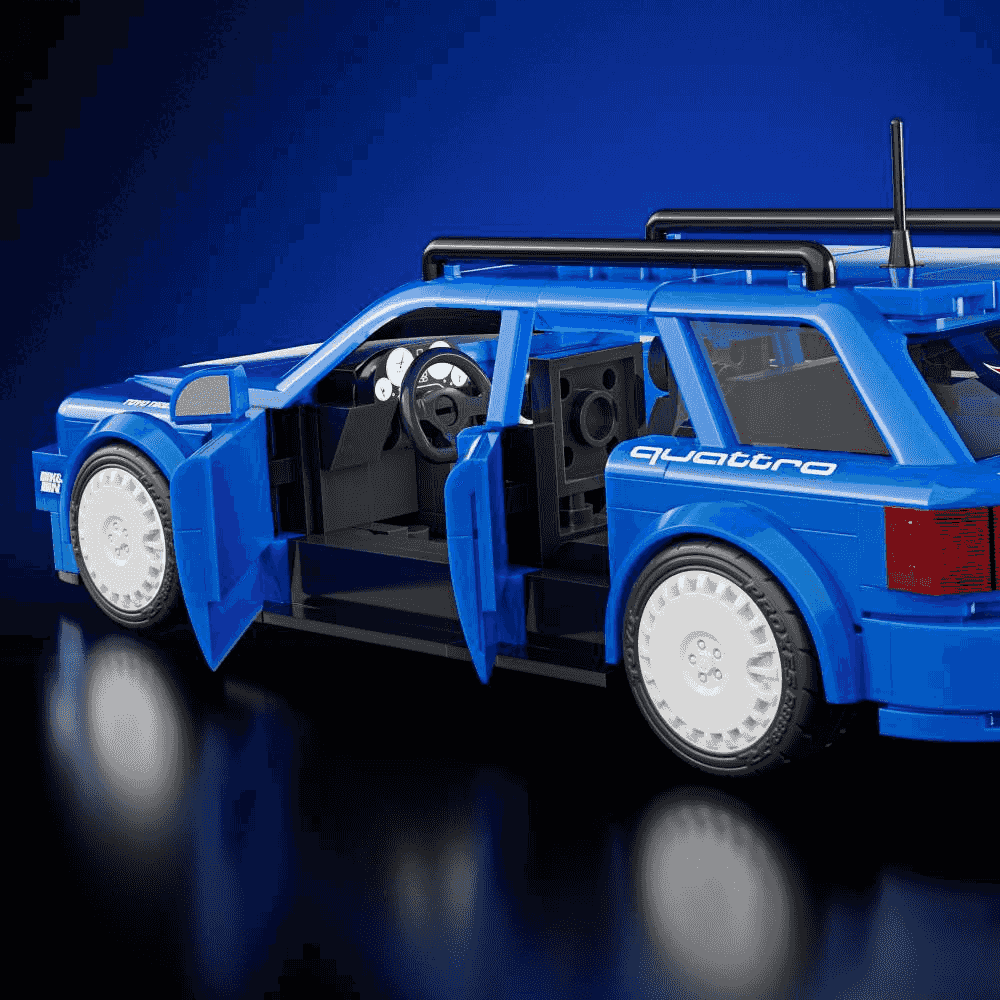 Hot Wheels Brick Shop Audi Avant RS2 94 Speed Series 8 años - Image 6