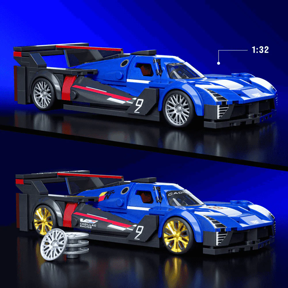 Hot Wheels Brick Shop Cadillac Project GTP Hypercar 236 piezas 8 años - Image 3