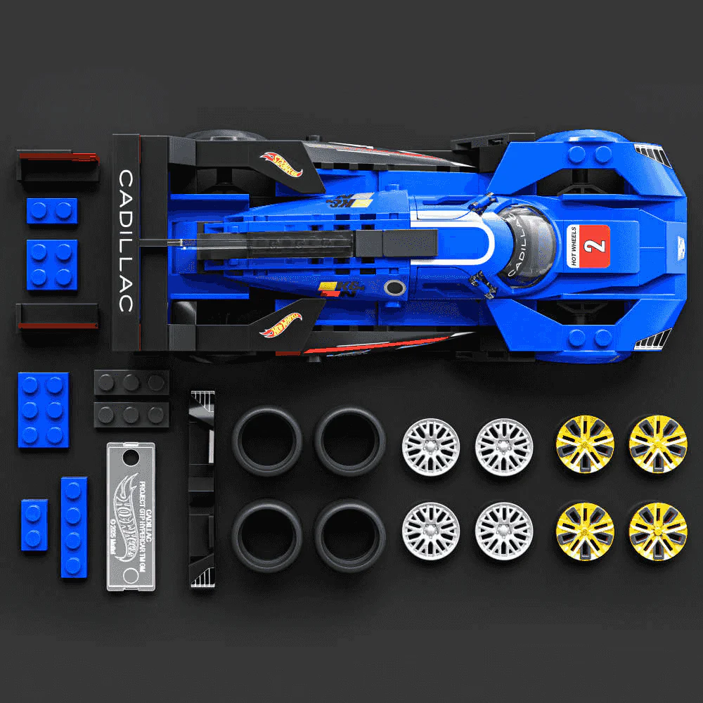 Hot Wheels Brick Shop Cadillac Project GTP Hypercar 236 piezas 8 años - Image 4