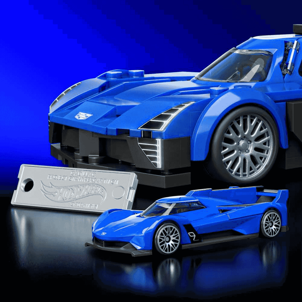 Hot Wheels Brick Shop Cadillac Project GTP Hypercar 236 piezas 8 años - Image 5