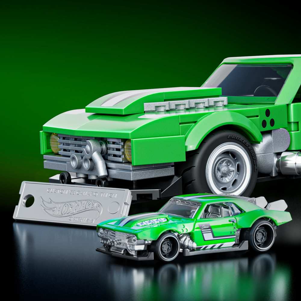 Hot Wheels Brick Shop Custom 68 Camaro Speed Series 289 piezas 8 años - Image 5