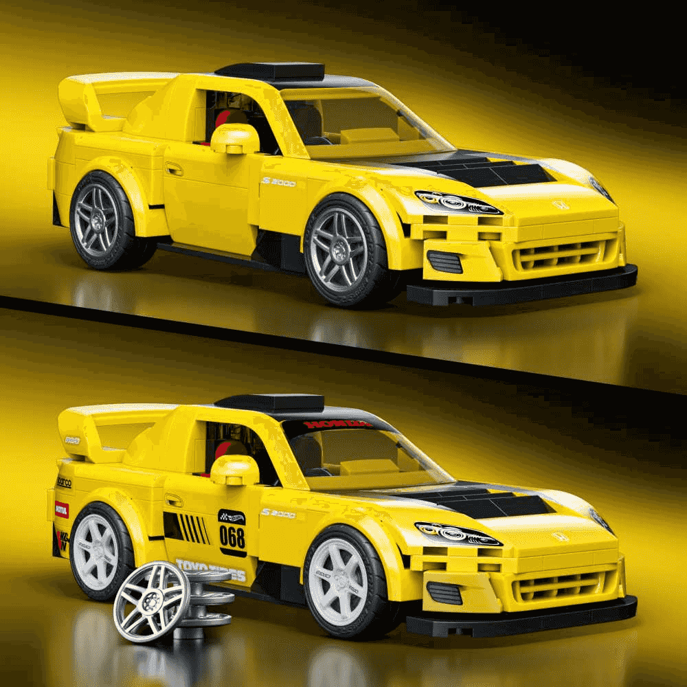 Hot Wheels Brick Shop Honda S2000 Speed Series 257 piezas 8 años - Image 3