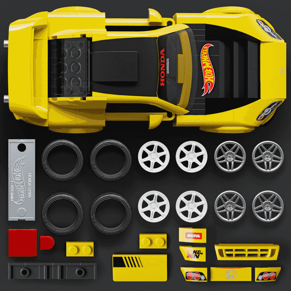 Hot Wheels Brick Shop Honda S2000 Speed Series 257 piezas 8 años - Image 4