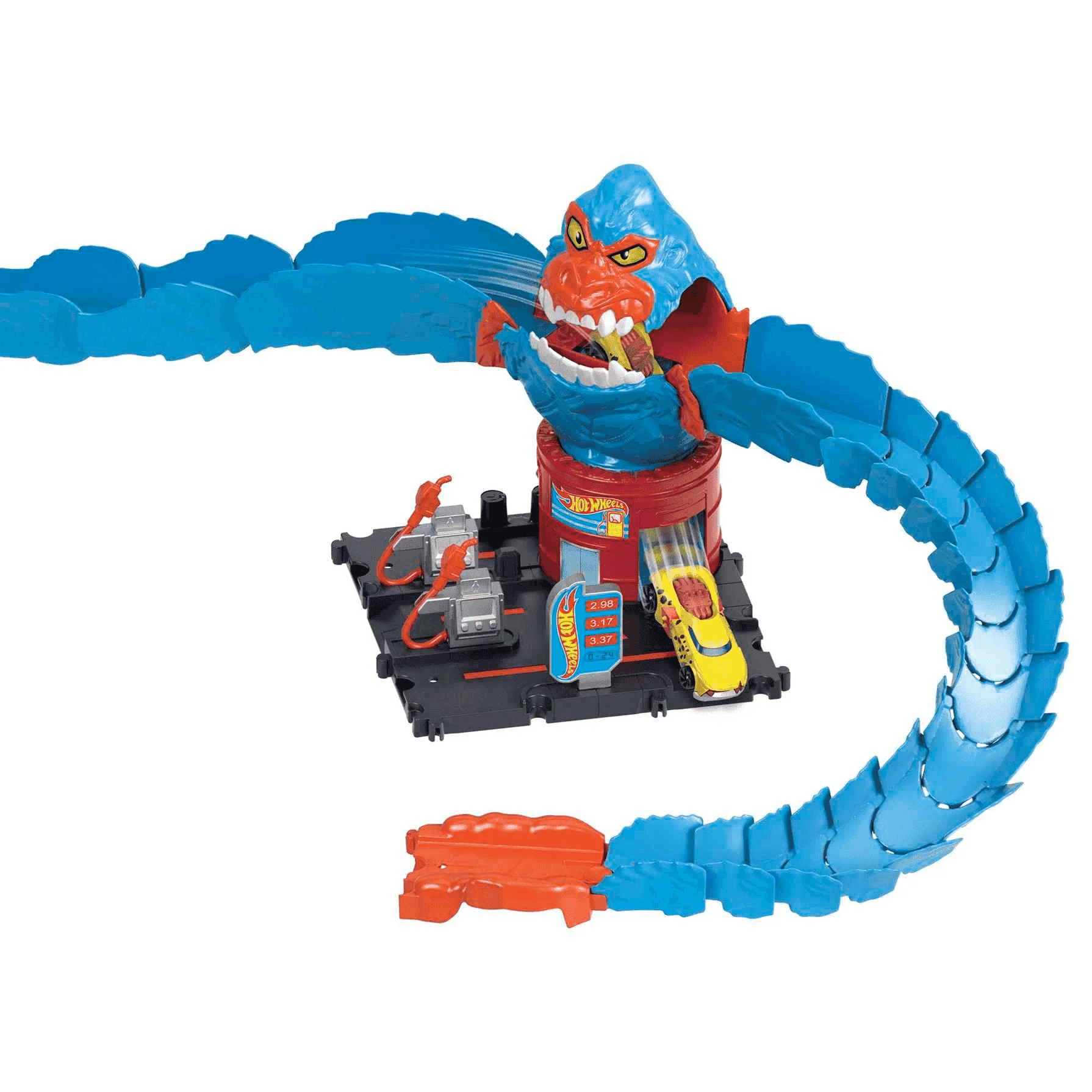 Hot Wheels City El Ataque del Gorila pista para coches de juguete 4 años