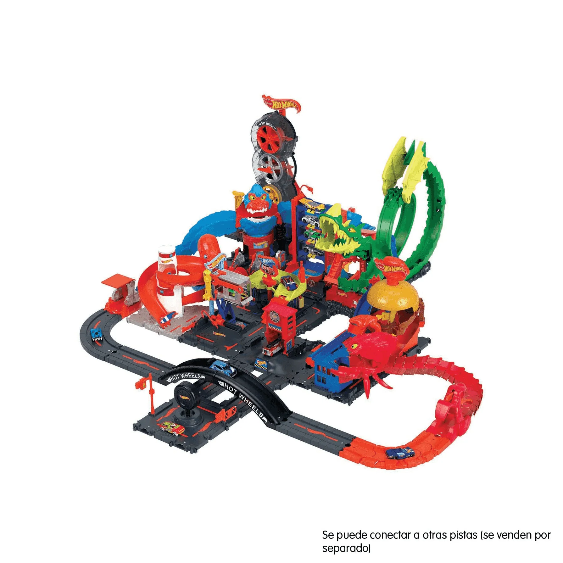 Hot Wheels City El Ataque del Gorila pista para coches de juguete 4 años - Image 6
