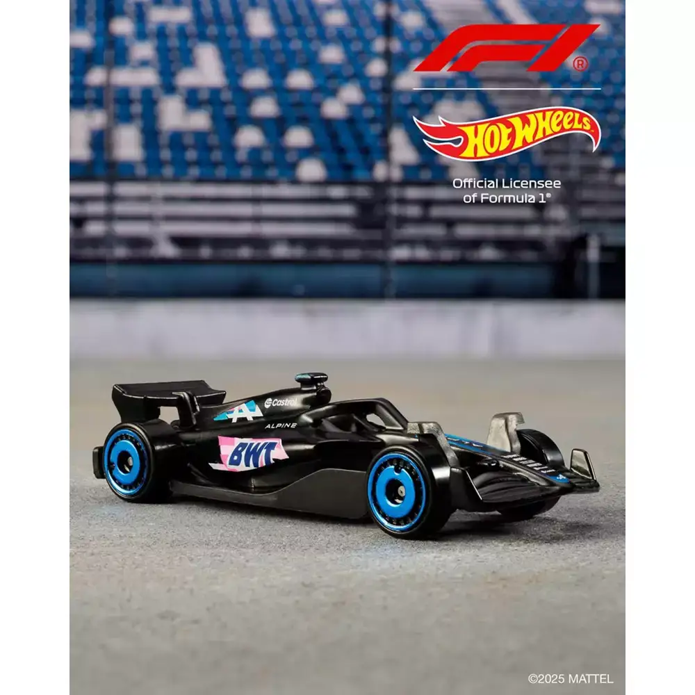 Hot Wheels Pack 5 Coches Formula 1 – Modelos de equipos oficiales a escala 1:64 - Image 5
