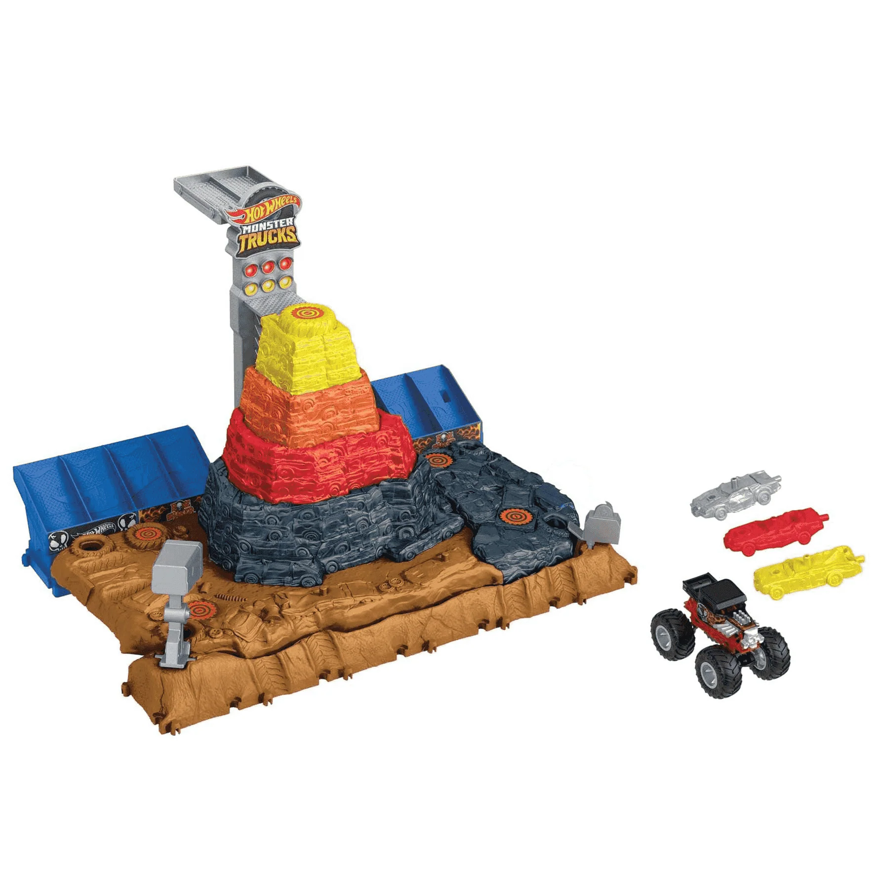 Hot Wheels Monster Trucks Arena World Pista central con coches 3 años - Image 7