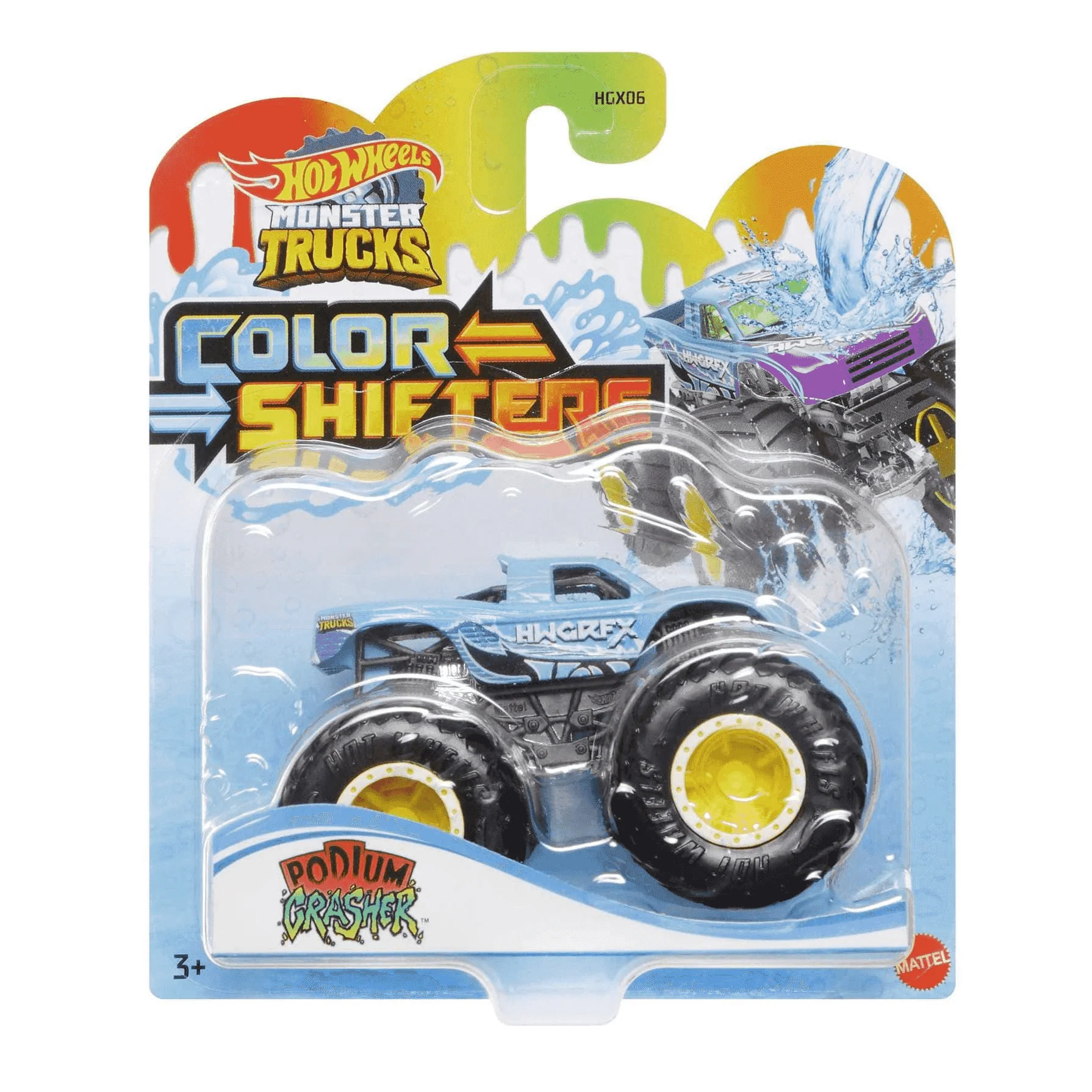 Hot Wheels Monster Trucks Color Shifter Coche juguete surtido 3 años - Image 6