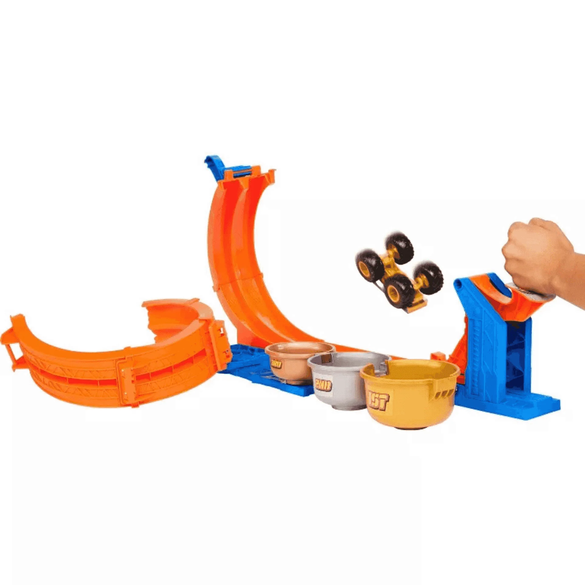 Hot Wheels Monster Trucks Desafío de Trofeo con Loop y Salto - Image 3
