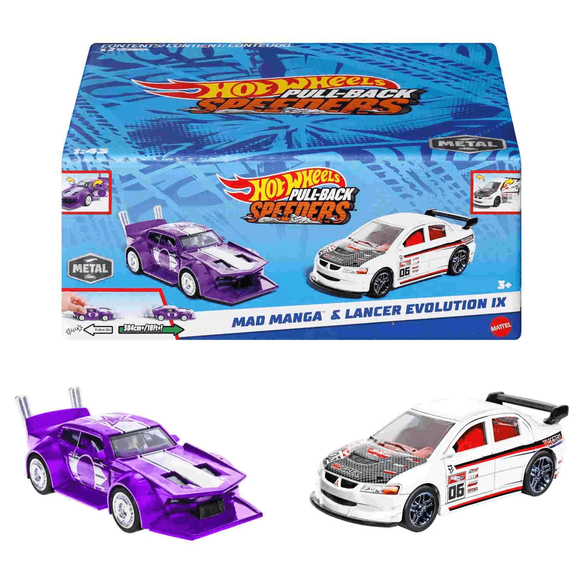 Hot Wheels Pack 2 coches de juguete de carreras - Image 6
