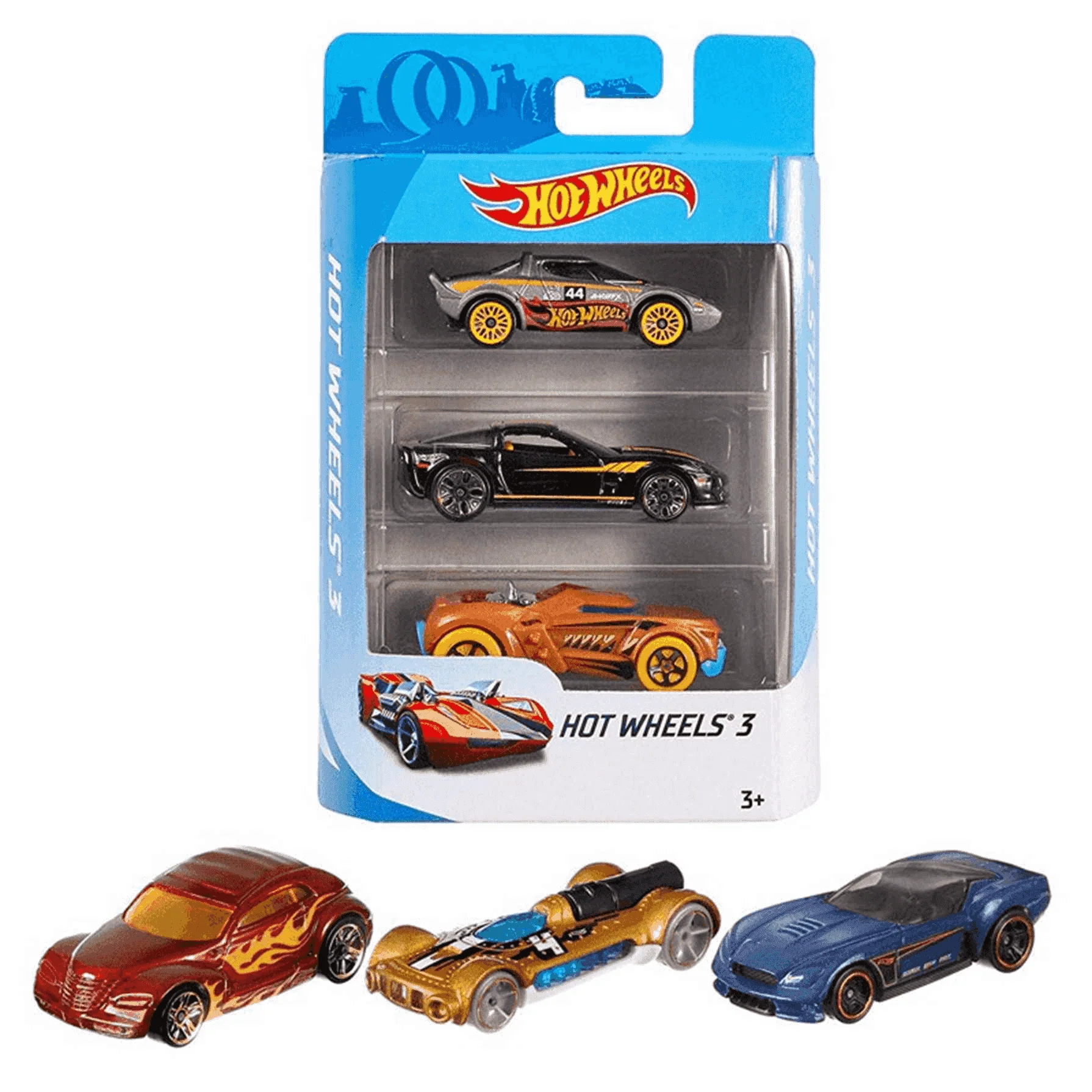 Hot Wheels Pack de 3 Coches de Juguete Modelos Surtidos 3 años - Image 2