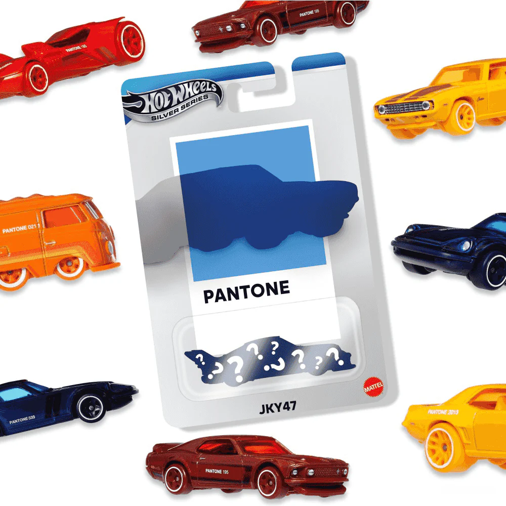Hot Wheels Silver Series Pantone Vehículo Metálico Escala 1:64