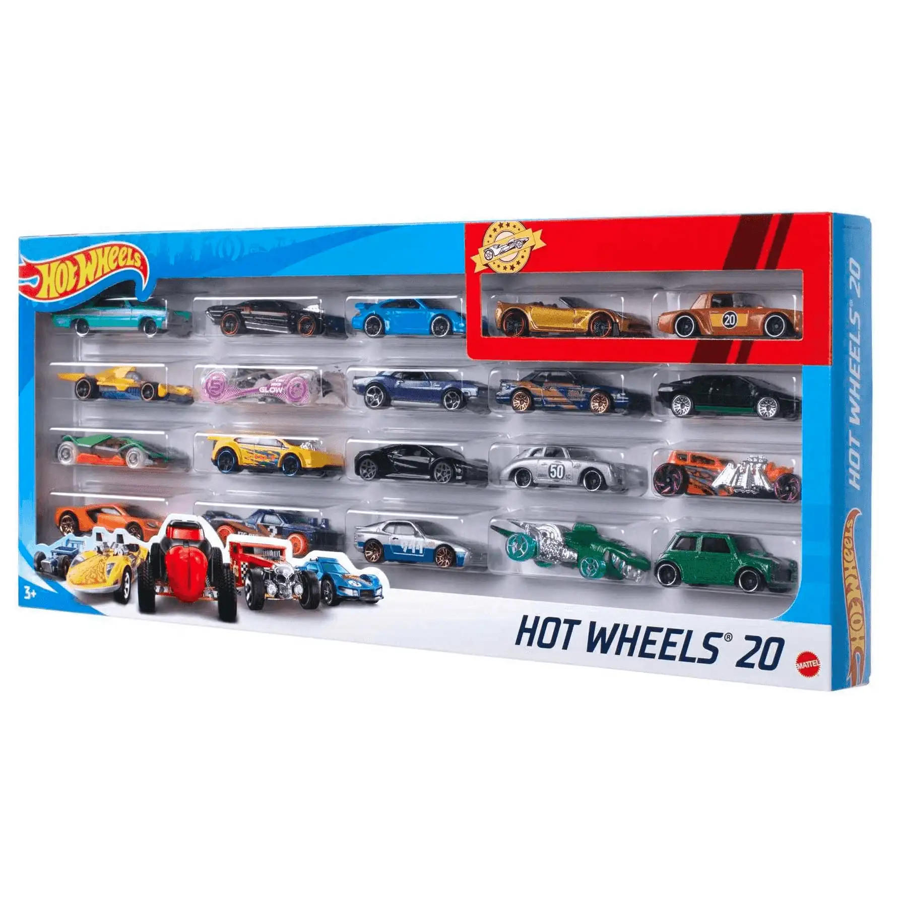 Hot Wheels Surtido Pack 20 coches básicos - Juguete de Hot Wheels