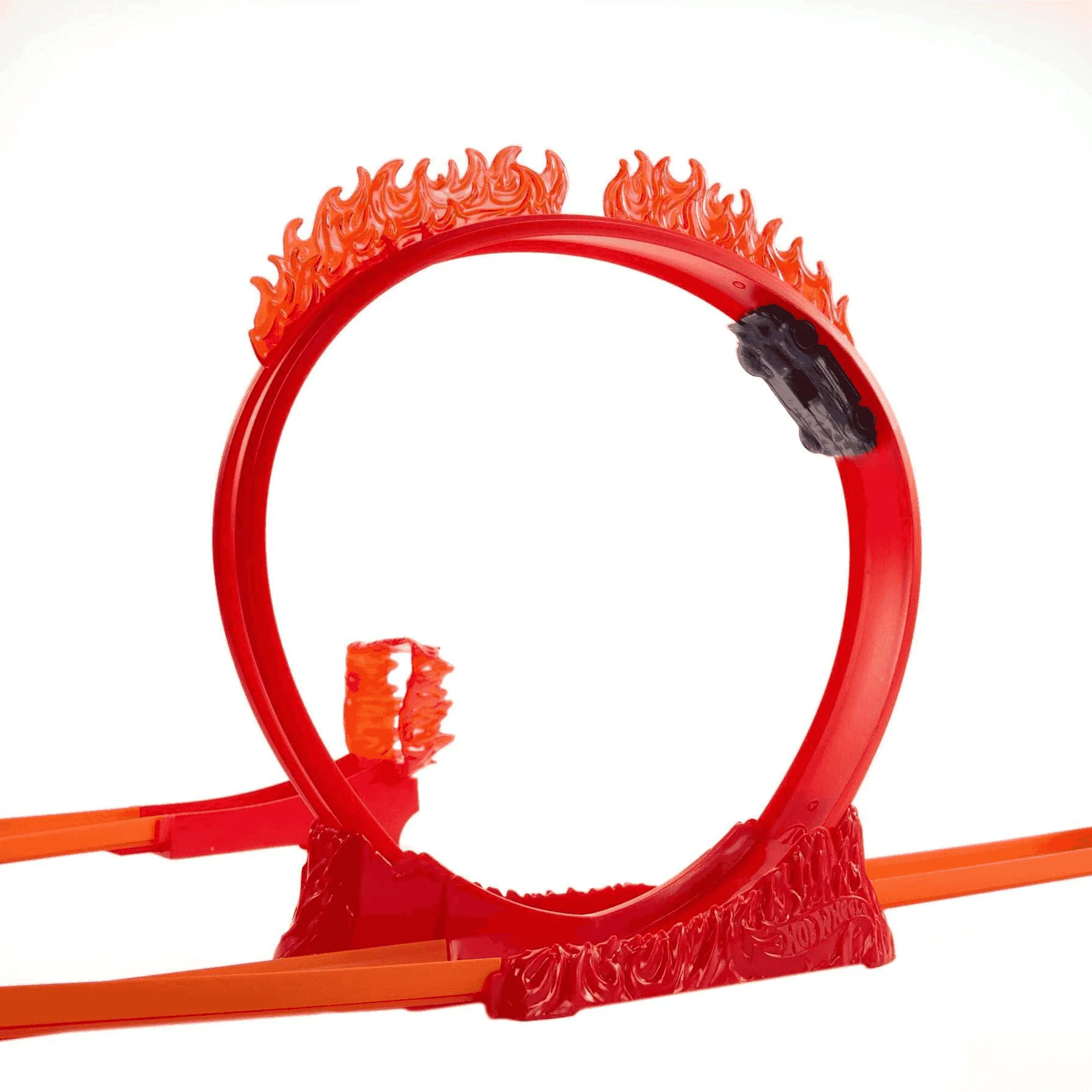 Hot Wheels Track Builder Acrobacias fuego Pista coches juguete 6 años - Image 2