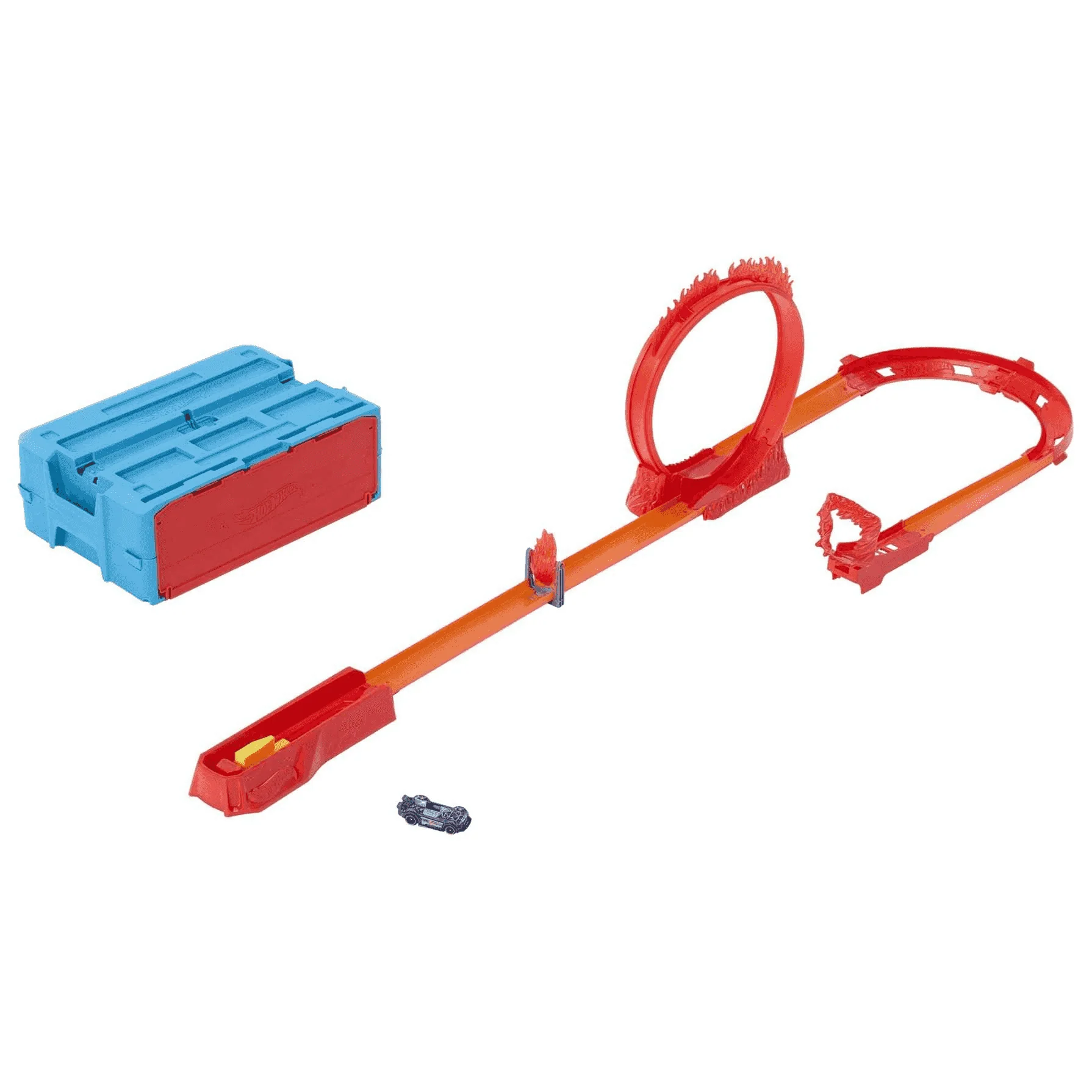 Hot Wheels Track Builder Acrobacias fuego Pista coches juguete 6 años - Image 6