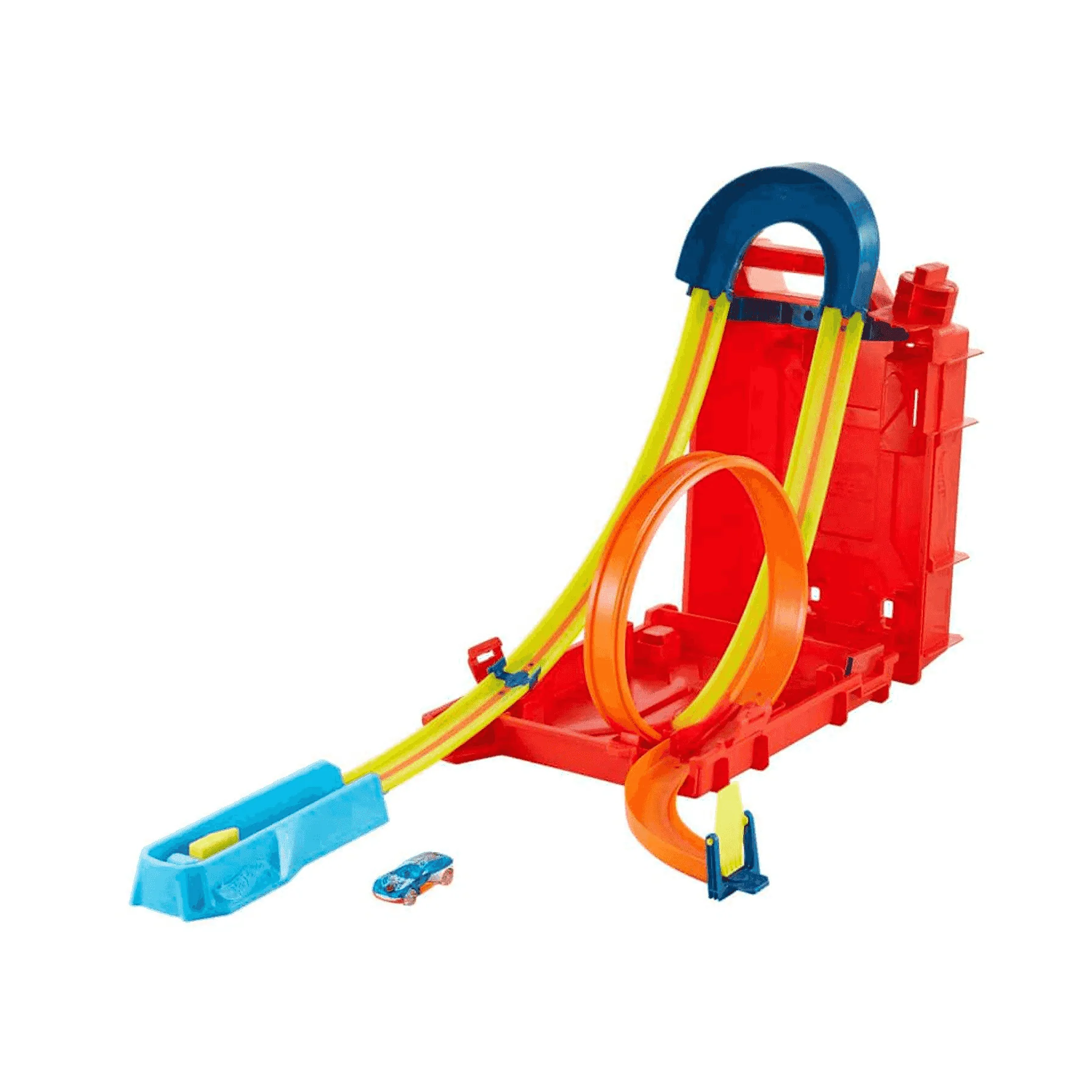 Hot Wheels Track Builder Caja de Acrobacias Pista coches de juguete 6 años