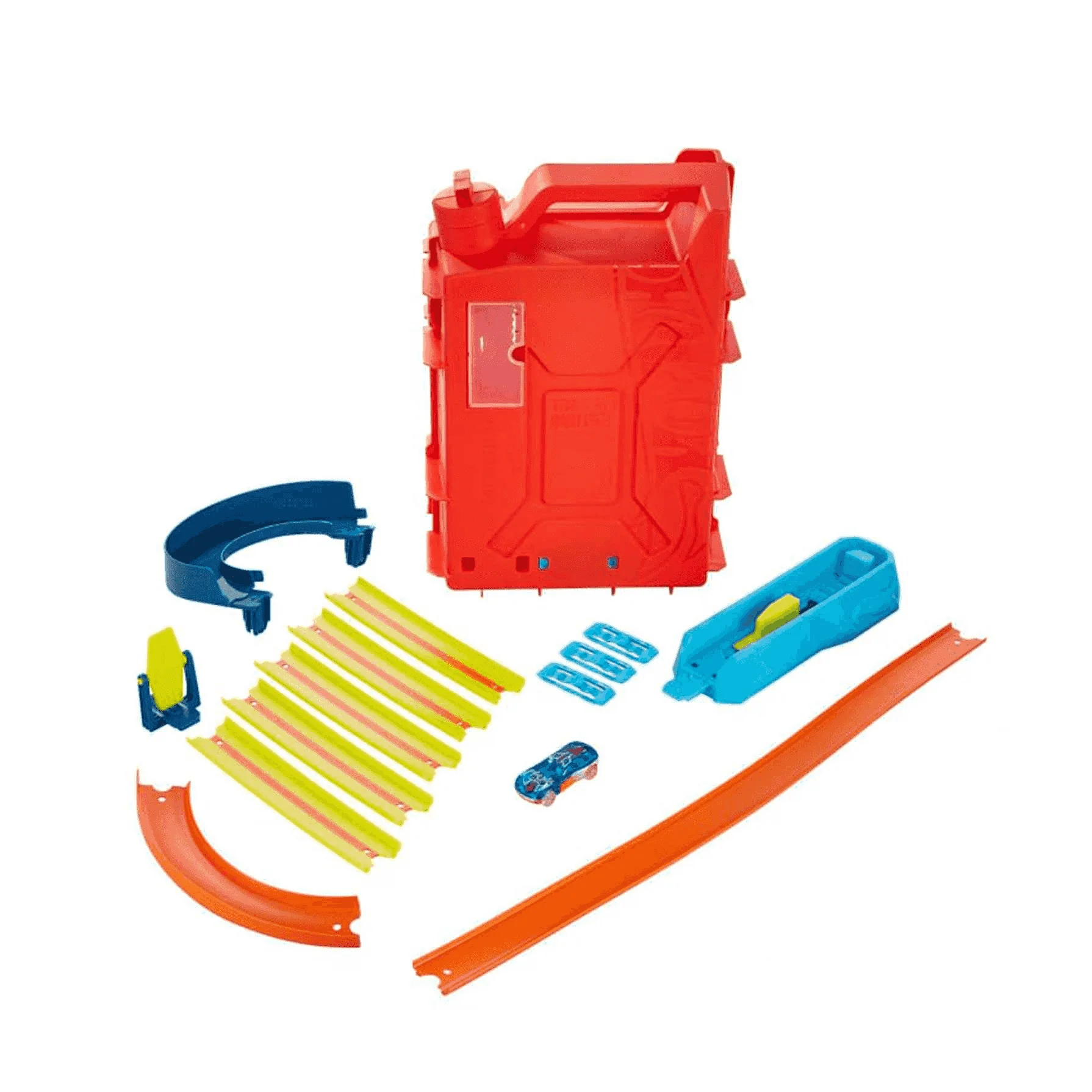 Hot Wheels Track Builder Caja de Acrobacias Pista coches de juguete 6 años - Image 4