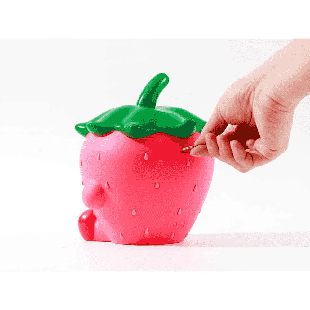 Hucha Stella Strawberry iTotal – Hucha decorativa de fresa kawaii - Image 2