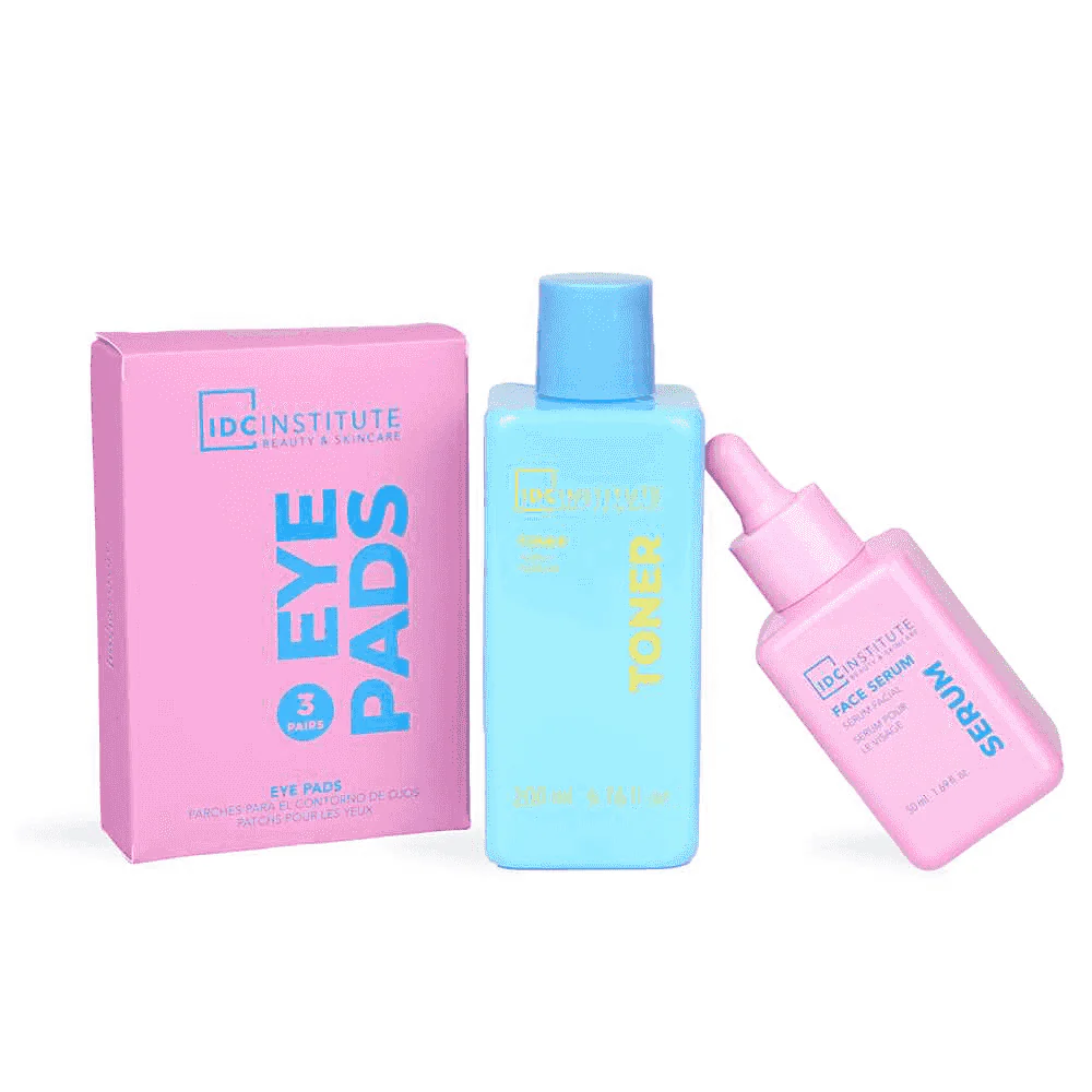 IDC Institute Glissy Hydra Set Rutina Facial Hidratante Tónico Sérum y Parches - Image 2