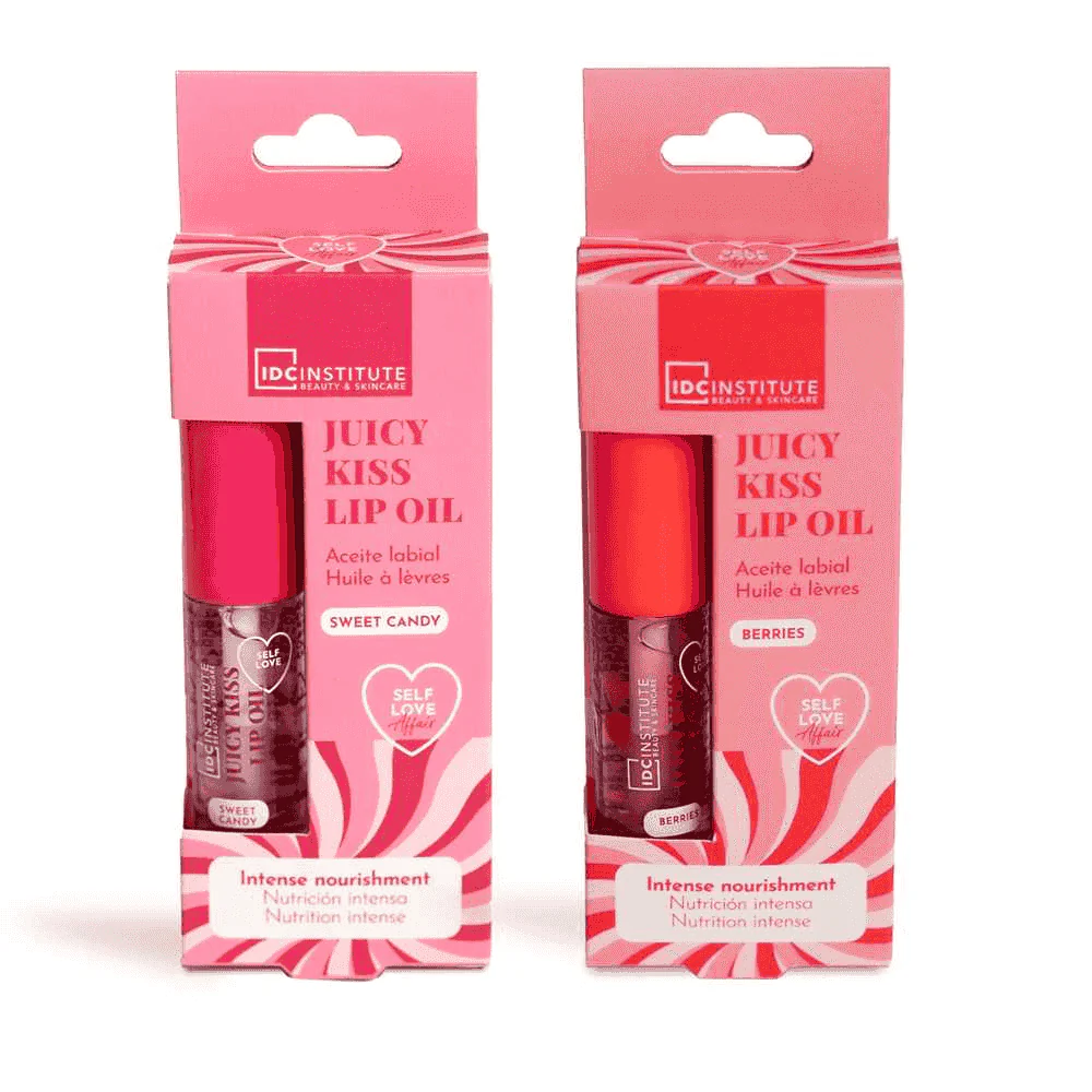 IDC Institute Juicy Kiss Lip Glow Oil Aceite Labial Hidratante Brillo Surtido