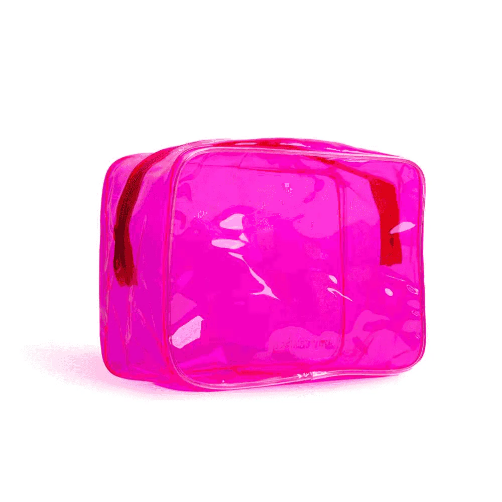 IDC Institute Neceser Transparente Neon Bolsa Organizadora de Viaje Beauty - Image 2