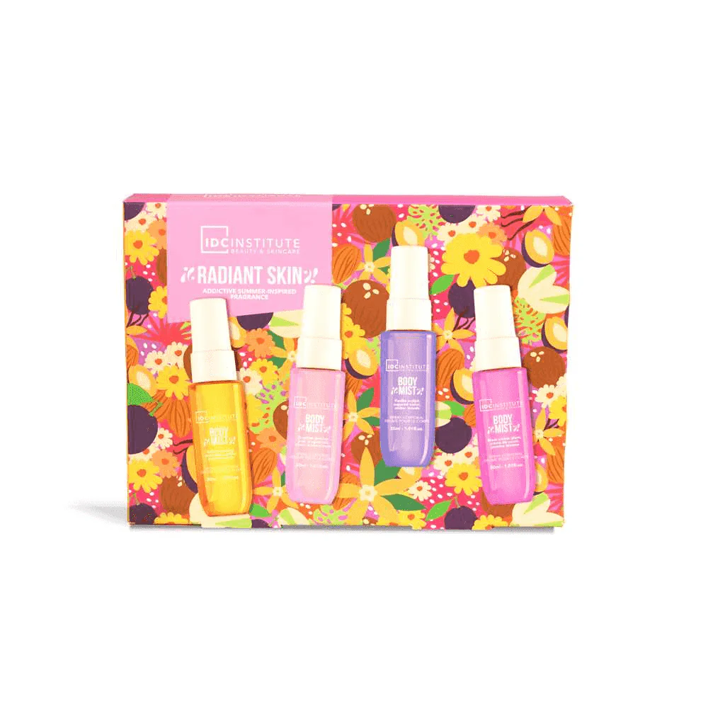 IDC Institute Radiant Skin Body Mist Collection Set 4 Brumas Corporales - Image 2