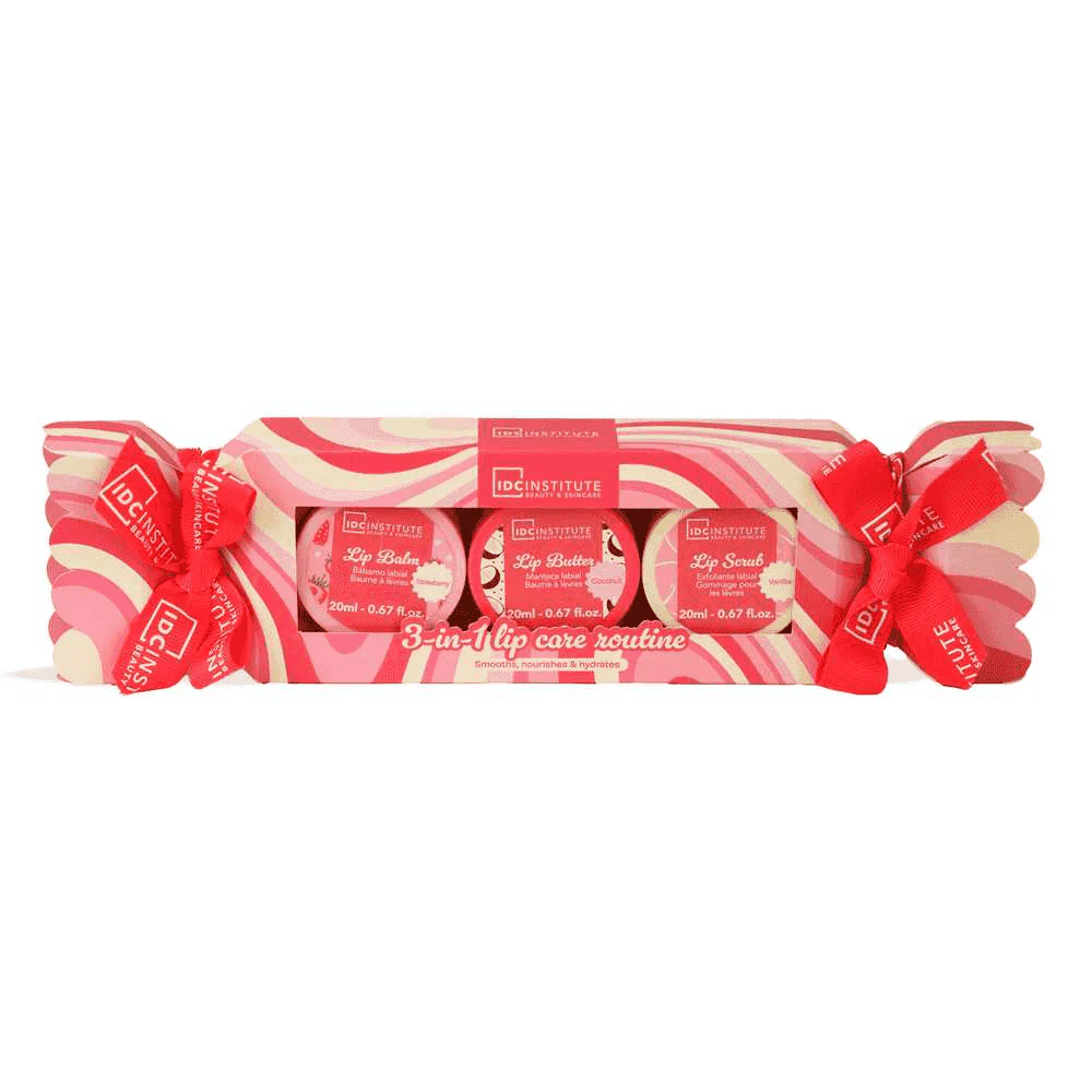 IDC Institute Sweet Swirls Tropical Lip Treatment Set Exfoliante y Bálsamo Labial