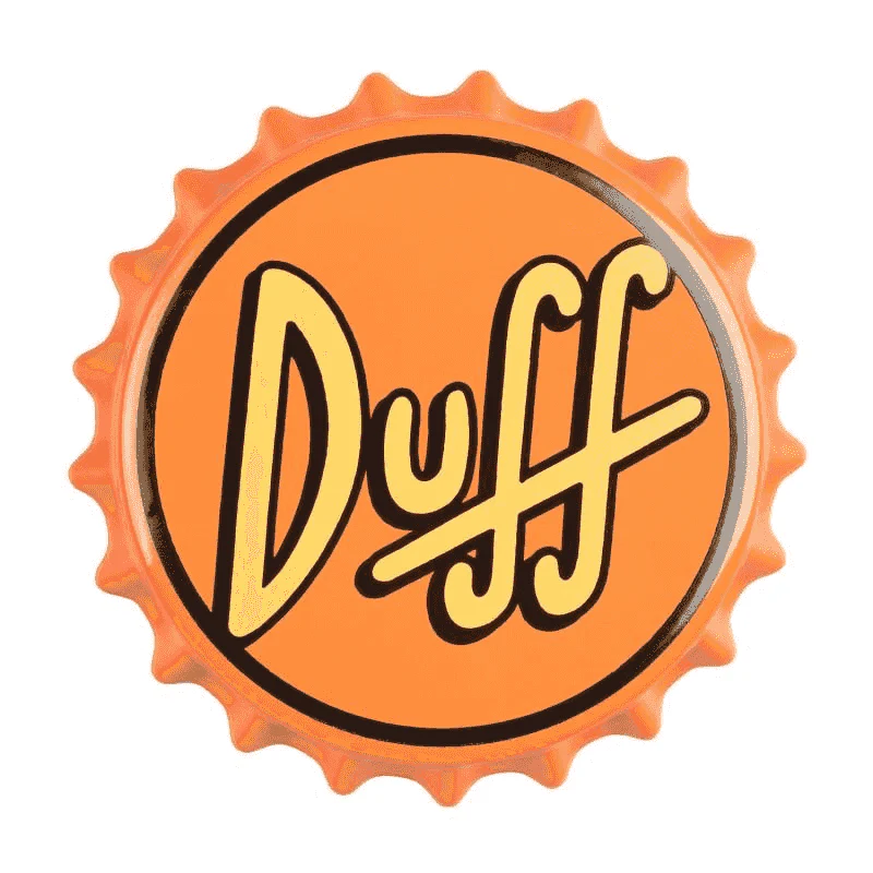 Imán-abrebotellas The Simpsons Duff