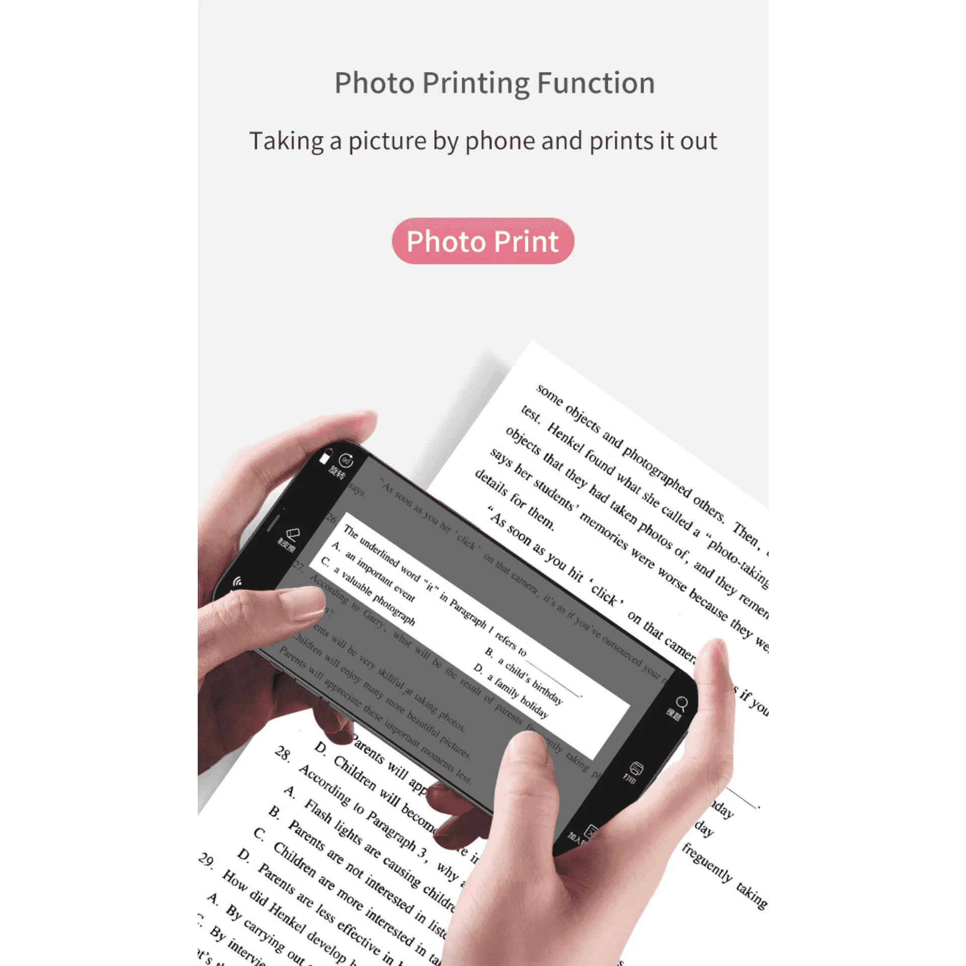 Impresora Térmica Mini Portátil X1 - Sin Tinta, Multifuncional y Compacta - Image 3