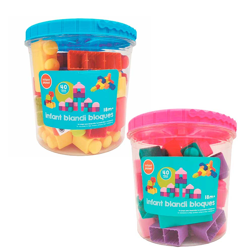 Infant Blandi Bloques Infant Planet – Set de Construcción 40 piezas (18M+)