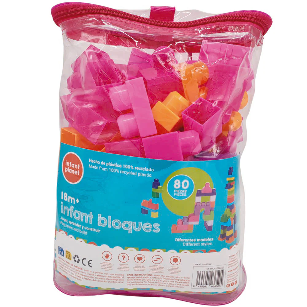 Infant Bloques Infant Planet – Set de Construcción 80 piezas (18M+) - Image 2