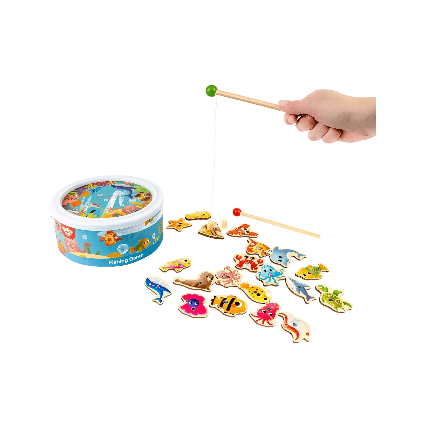 Infant Planet Juego de Pesca de Madera | Maderas - Image 2
