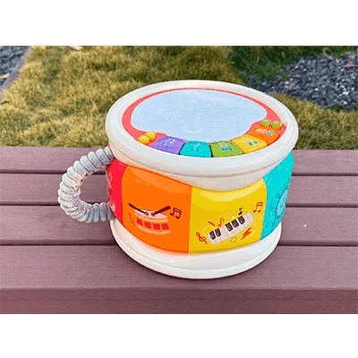 Infant Planet Tambor Multijuegos – Juguete musical con luces y modos de juego (18m+) - Image 2