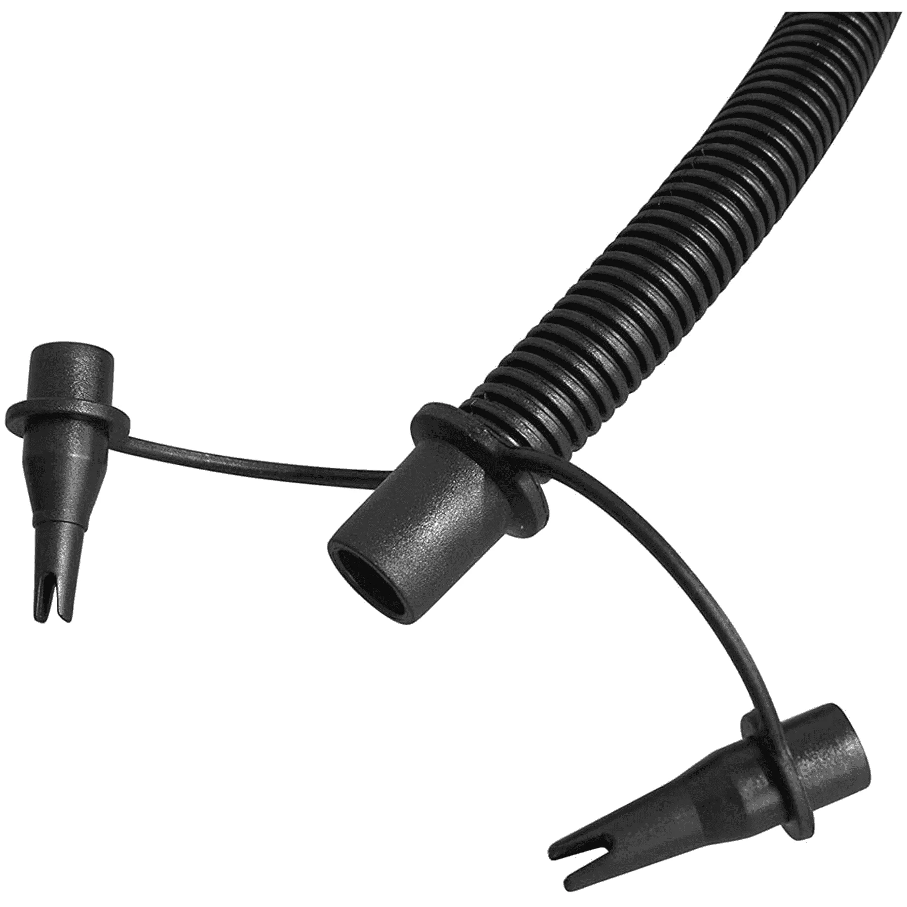 Inflador Manual Air Hammer 36 cm con Manguera Flexible y 3 Adaptadores - Image 5