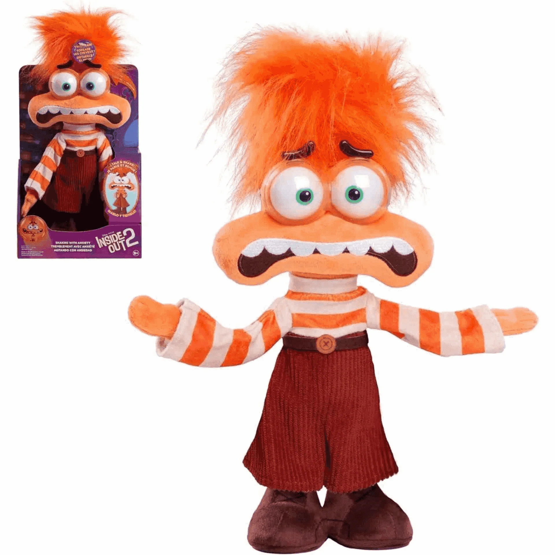 Inside Out 2 Peluche Interactivo Ansiedad 35 cm - Image 3