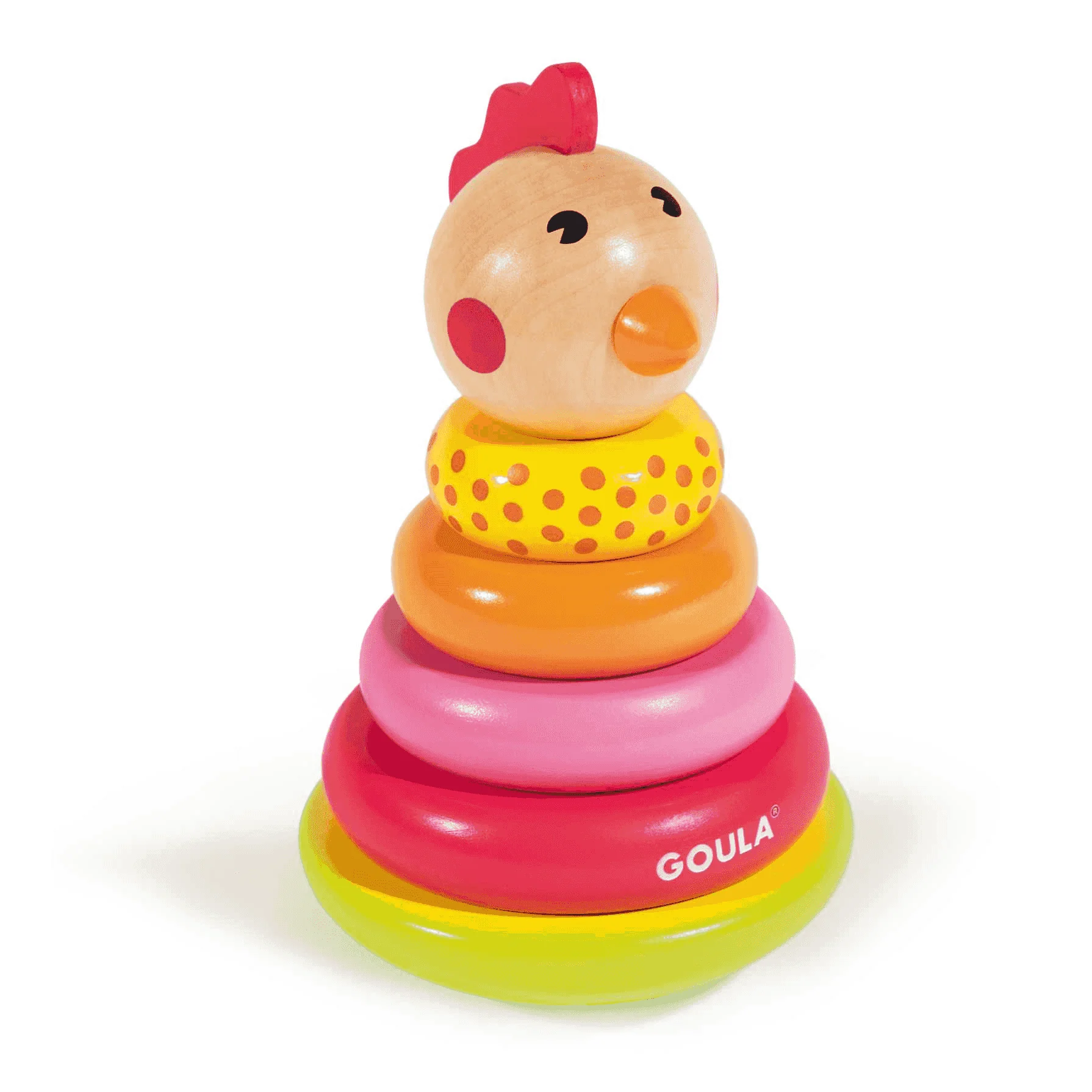 Juego Apilable de Madera Gallina
