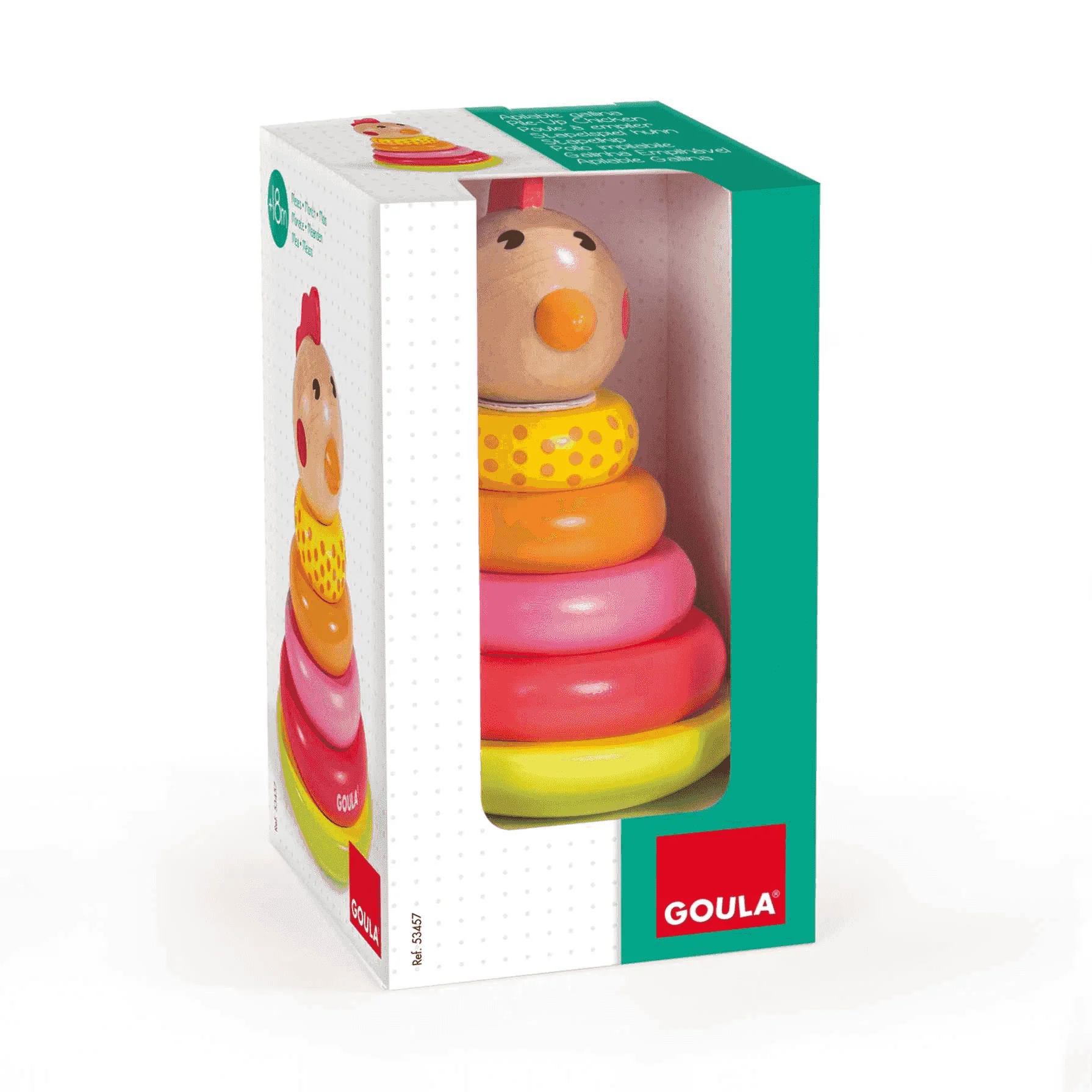 Juego Apilable de Madera Gallina - Image 2