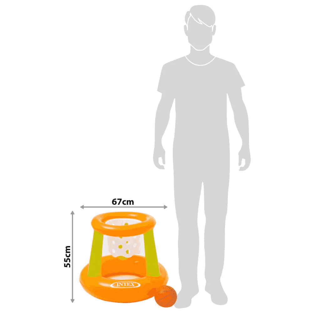Juego Basket Hinchable y Flotante Intex 67x55 cm - Image 4