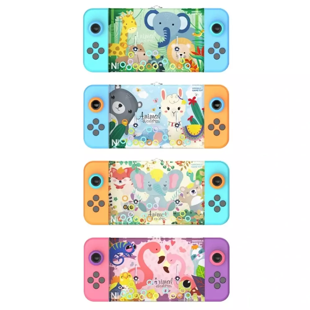 Juego de agua con anillas portátil – Consola acuática infantil surtida - Image 2