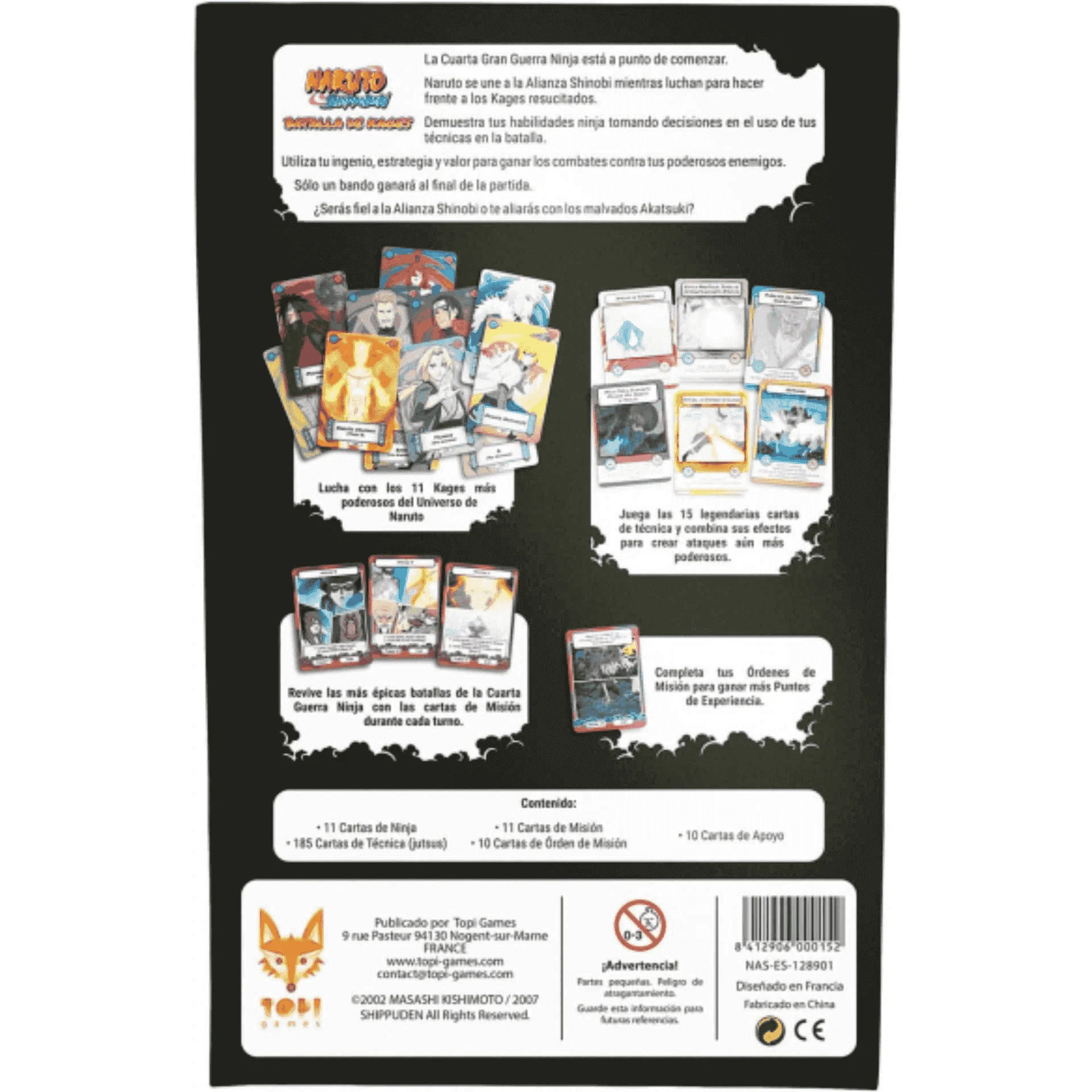 Juego de cartas Naruto Shippuden: Batalla de Kages - Image 3