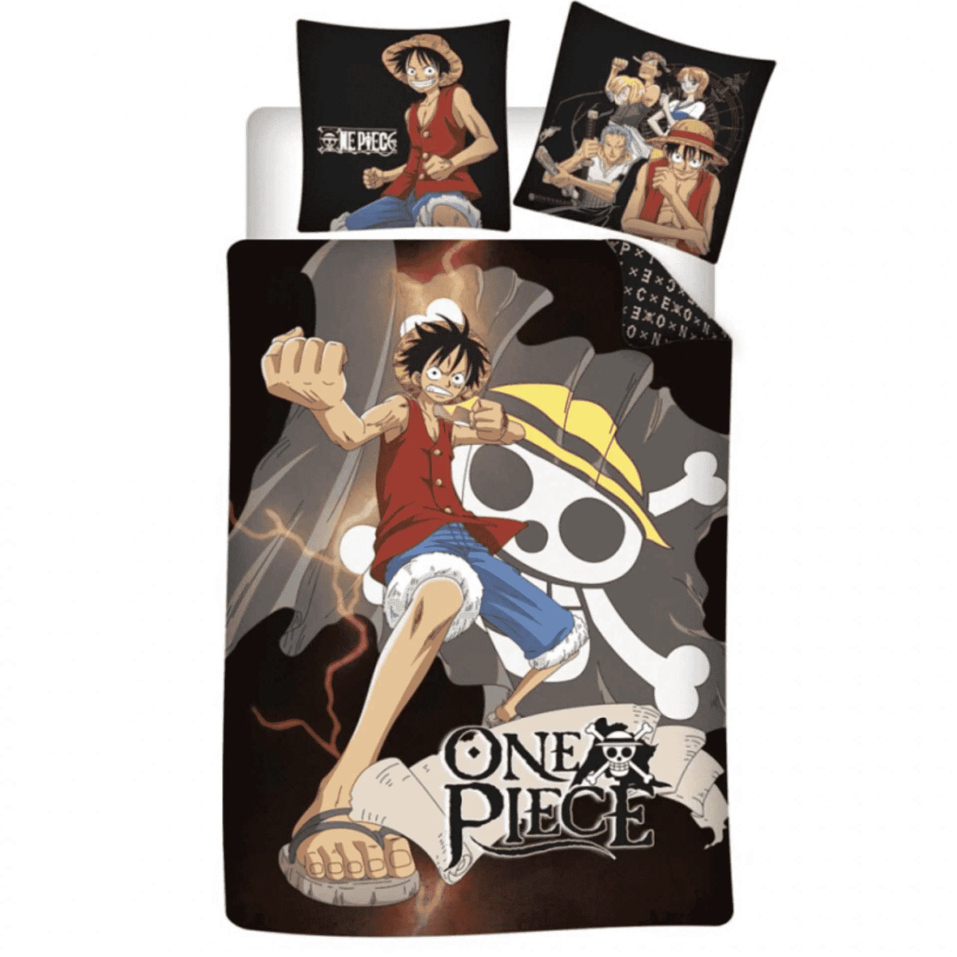 Juego de funda nórdica One Piece - Luffy 140x200 cm