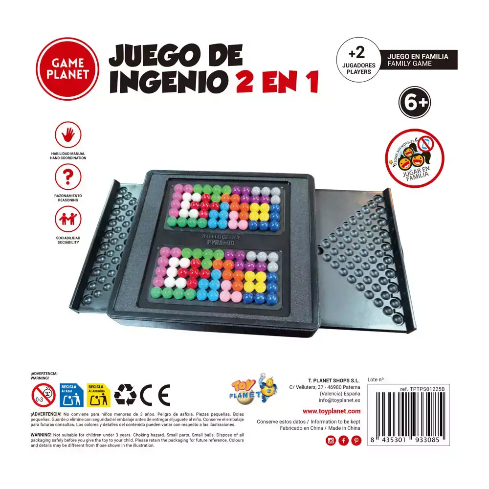 Juego de Ingenio 2 en 1 – Desafío para 2 jugadores - Image 3