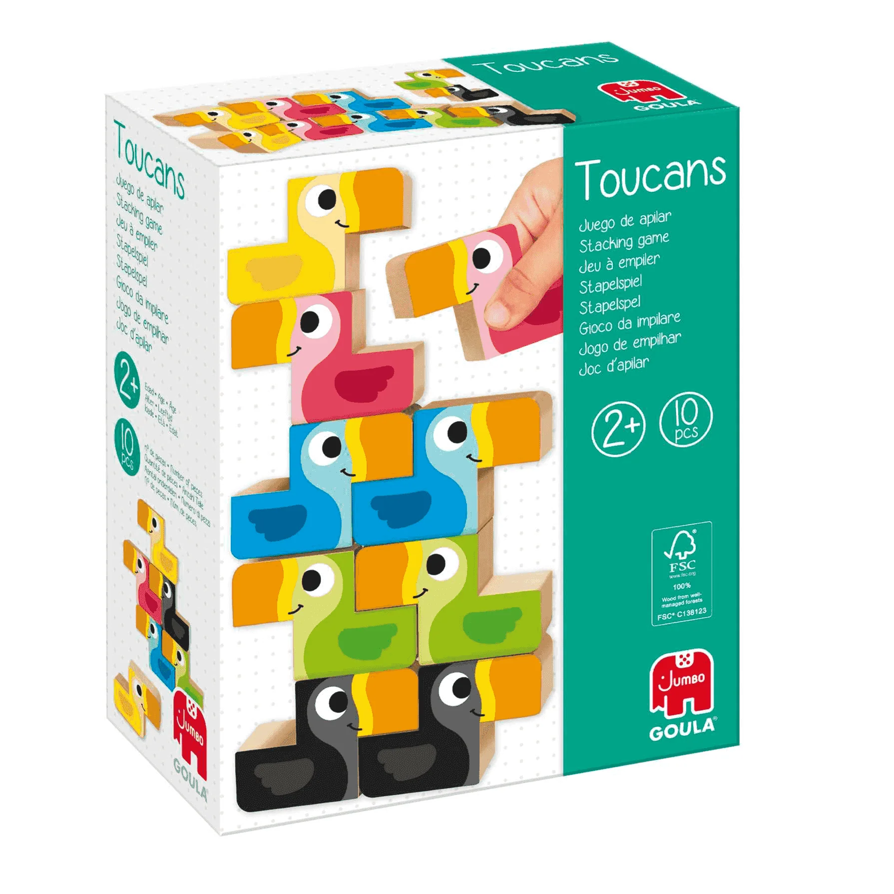 Juego de Madera Equilibrio Toucan